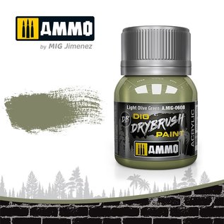 AMMO by MIG Drybrush Light Olive Green