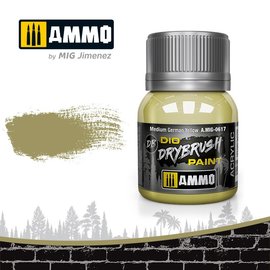 AMMO by MIG AMMO - Drybrush Medium German Yellow