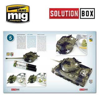 AMMO by MIG Solution Book "How to Paint American ETO Vehicles"