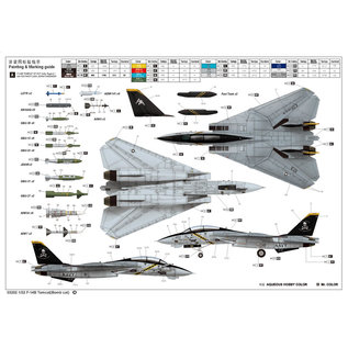 Trumpeter Grumman F-14B Tomcat (Bomb Cat) - 1:32