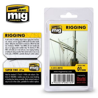 AMMO by MIG Rigging / Takelage– Super fine 0.01 mm