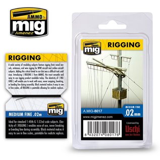 AMMO by MIG Rigging / Takelage– Medium  fine 0.02 mm