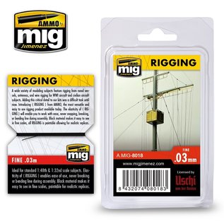 AMMO by MIG Rigging / Takelage– Fine 0.03 mm