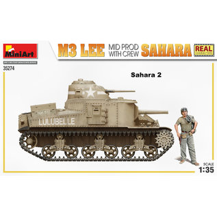 MiniArt M3 Lee Mid Prod. Sahara w/crew - 1:35