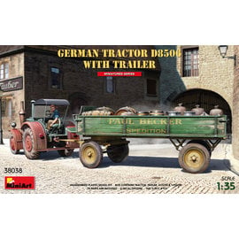 MiniArt MiniArt - German Tractor D8506 with Trailer - 1:35