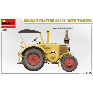 MiniArt German Tractor D8506 with Trailer - 1:35