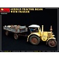 MiniArt German Tractor D8506 with Trailer - 1:35