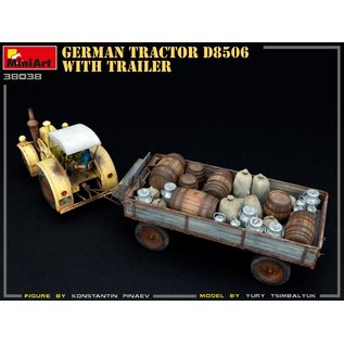 MiniArt German Tractor D8506 with Trailer - 1:35