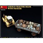 MiniArt German Tractor D8506 with Trailer - 1:35