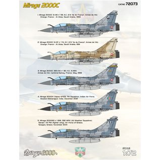 Modelsvit Dassault Mirage 2000C - 1:72