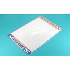 TAMIYA Tamiya - Kst-Platte 1,0mm (2) weiß 257x364mm