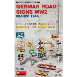MiniArt MiniArt - Deutsche Straßenschilder WW2 - 1:35