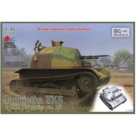 IBG Models IBG - TKS tankette, Hotchkiss wz.25 HMG. Polish Light Reconnaissance Tank - 1:35