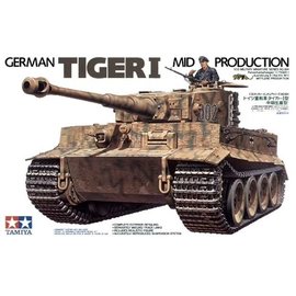 TAMIYA Tamiya - PzKpfw.VI Tiger I Ausf. E (Sd.Kfz.181) Mittlere Produktion - 1:35