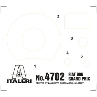 Italeri Fiat 806 Grand Prix - 1:12