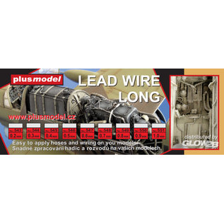 Plusmodel Lead Wire long / Bleidraht 0,5mm - 240mm