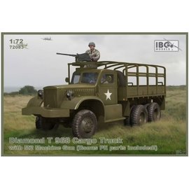 IBG Models IBG - Diamond T 968 Cargo Truck with M2 Machine Gun - 1:72