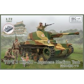 IBG Models IBG - Type 3 Chi-Nu Japanese Medium Tank - 1:72