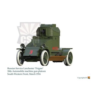 Copper State Models Lanchester Armoured Car - Russian Service - 1:35