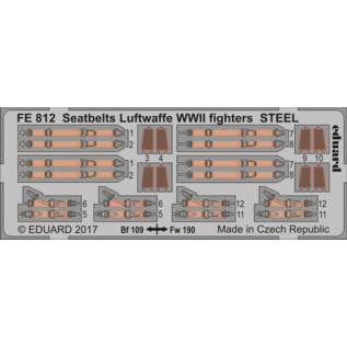 Eduard Gurtzeug Jäger Luftwaffe WWII / Seatbelts Luftwaffe Fighters WWII - 1:48