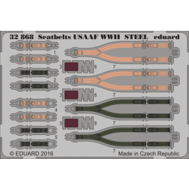 Eduard Eduard - Gurtzeug  USAAF WWII / Seatbelts USAAF WWII - 1:32