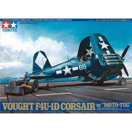 TAMIYA Tamiya - Vought F4U-1D Corsair w/"Moto-Tug" - 1:48