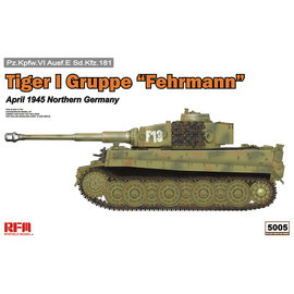 Ryefield Model RFM - PzKpfw. VI Tiger Ausf. E Gruppe "Fehrmann" April 1945 Northern Germany - 1:35