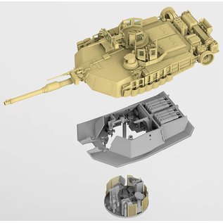 Ryefield Model M1A2 SEP Abrams TUSK I/TUSK II 2 in 1 w/full interior - 1:35