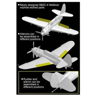 Cyber Hobby Curtiss SB2C-4 Helldiver - Three Versions Kit - 1:72