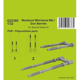CMK Resin Gun Barrels for Westland Whirlwind Mk.I (Special Hobby) - 1:32