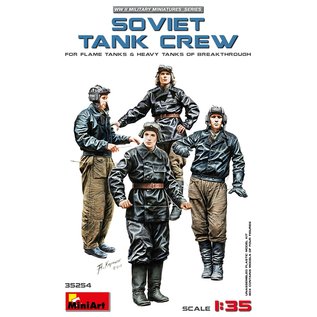MiniArt Sowjetische Panzer Crew (für Flammenwerfer Panzer & schwere Panzer) - 1:35
