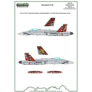 Modelmaker Decals Spanish F/A-18A - 30 years of ALA 15 - 1:48