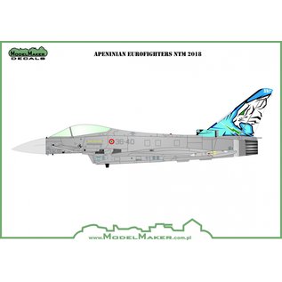 Modelmaker Decals Apeninian Eurofighters NTM 2018 - 1:48