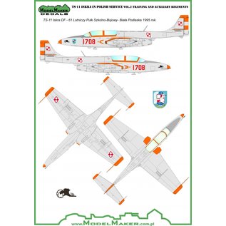 Modelmaker Decals TS-11 Iskra in Polish service Vol.2 Training and auxiliary regiments - 1:72