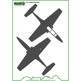 Modelmaker Decals TS-11 Iskra - stencils - 1:72