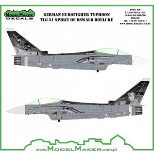 Modelmaker Decals German Eurofigher Typhoon TLG 31 "Spirit of Oswald Boelcke" - 1:72