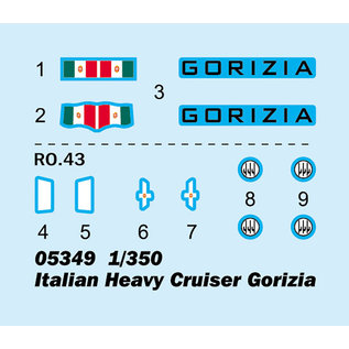 Trumpeter ital. Schwerer Kreuzer Gorizia - 1:350