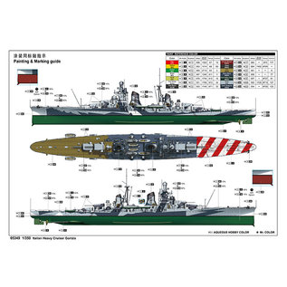 Trumpeter ital. Schwerer Kreuzer Gorizia - 1:350