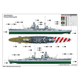 Trumpeter ital. Schwerer Kreuzer Zara - 1:350