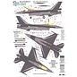 Syh@rt Decals F-16AM Falcon FA-131 "Solo Display 2007-2008" Belgian Air Force - 1:72