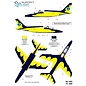 Syh@rt Decals Alpha Jet AT12 "75 Years 11Sqn - Batbird II" Belgian Air Force 1993 - 1:72