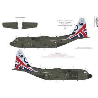 Xtradecal RAF Lockheed C-130J Hercules C.5 Special Schemes Pt1 (1) - 1:72