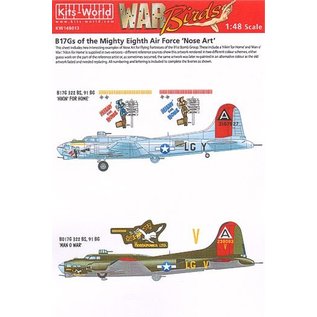 Kits-World Boeing B-17G Flying Fortress 91st BG 8th Air Force - 1:48