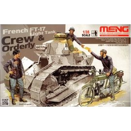 MENG MENG - French FT-17 Light Tank - Crew & Orderly - 1:35