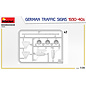 MiniArt German Traffic Sings 1930-40s - 1:35