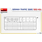 MiniArt German Traffic Sings 1930-40s - 1:35