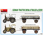 MiniArt German Tractor D8506 & Trailer w/Crew - 1:35