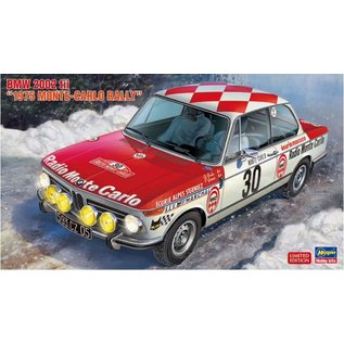 Hasegawa BMW 2002 tii, 1975 Monte Carlo Rally - 1:24