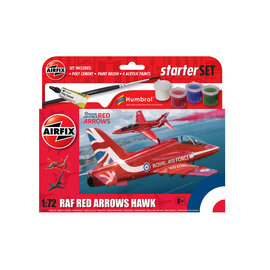 Airfix Airfix -  Red Arrows Hawk Small Starter Set - 1:72