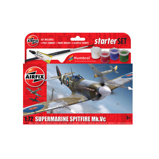 Airfix Supermarine Spitfire MkVc Small Starter Set - 1:72